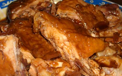 Medová kuřecí prsa